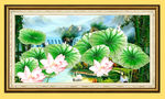国画荷花