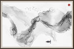 抽象画水墨画
