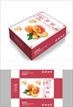 水蜜桃自然包装箱包装礼盒设计