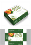 绿色蜜桃包装箱包装礼盒设计