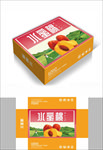 时尚蜜桃包装箱包装礼盒设计