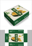 清新简约菠萝蜜大气包装箱包装