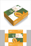 哈密瓜简约包装箱包装礼盒设计