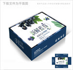 经典蓝莓包装箱包装礼盒设计