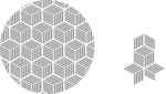 AI 矢量 背面格子纹 纹路