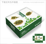 土特产绿豆包装箱包装礼盒设计