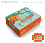 鲜橙包装箱包装礼盒设计