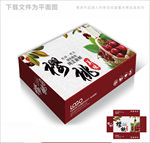 中国风樱桃包装箱包装礼盒设计