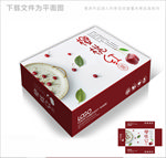 红樱桃简约包装盒包装箱设计