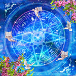 12星座天空樱花天使欧式吊顶