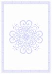 紫心花 特约证书纹