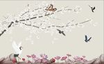 梅花鸟仙鹤