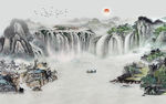 招财风水画