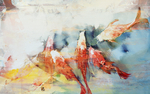 抽象油画