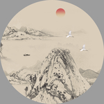 禅意山水画