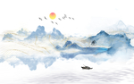 新中式山水