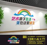 美术教室文化墙
