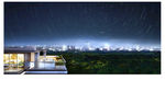高端夜景洋房户外形象画面