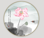 荷花装饰画