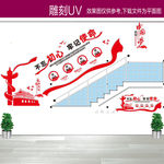 党建楼梯楼道走廊文化