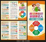 老年人健康教育三折页
