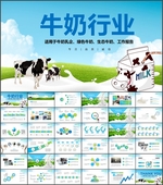 牛奶行业牛乳制品PPT