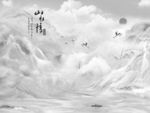 灰色大理石背景墙通道不分色