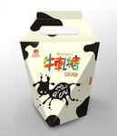 牛轧糖包装（平面展开图）