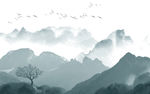 山水TIF合层画