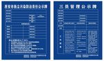扬尘防治公示牌三员责任公示牌