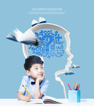 学区房学生孩子素材