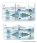 水墨山水画