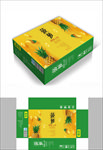 健康菠萝包装箱包装礼盒设计