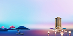 地产湖景海报