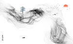 水墨画软膜天花