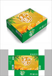 美味橘子包装箱包装礼盒设计