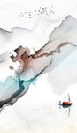 水墨 大气山水 TIF分层