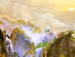 山水大理石 TIF分层 山水