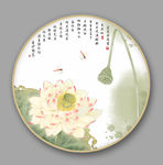 荷花装饰画