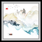 意境TIF分层 山水画