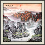 巨幅山水画