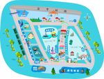 卡通鸟瞰图