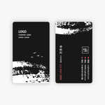 黑色名片