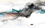大厅奢华创意壁画 TIF分层