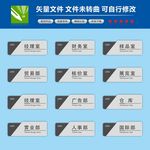 高档门牌 科室牌 部门牌