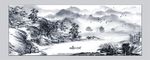 迎客松 迎客松图 迎客松画 流