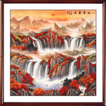 鸿运当头国画