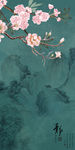 花鸟意境玄关画 TIF分层