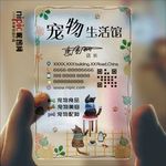 宠物透明塑料PVC名片