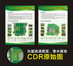 蔬菜果木合作社基地示范园展板